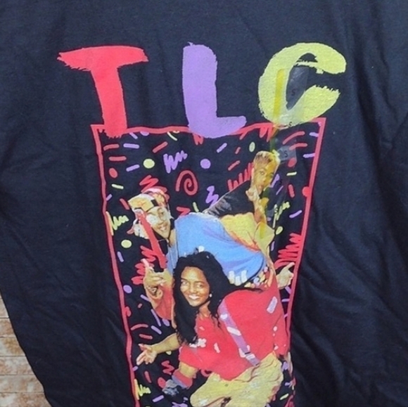 NWT TLC 90's group graphic tee small - Picture 3 of 4